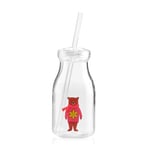 Crate and Barrel Holiday Bear Acrylic Milk Bottle